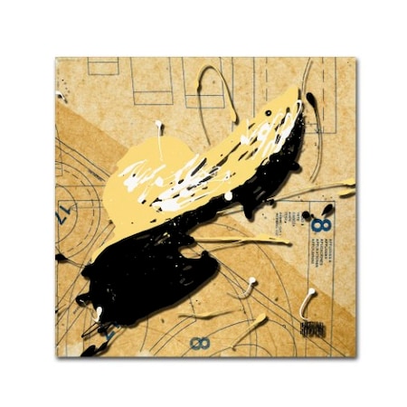 Roderick Stevens 'Beige Floppy' Canvas Art,24x24